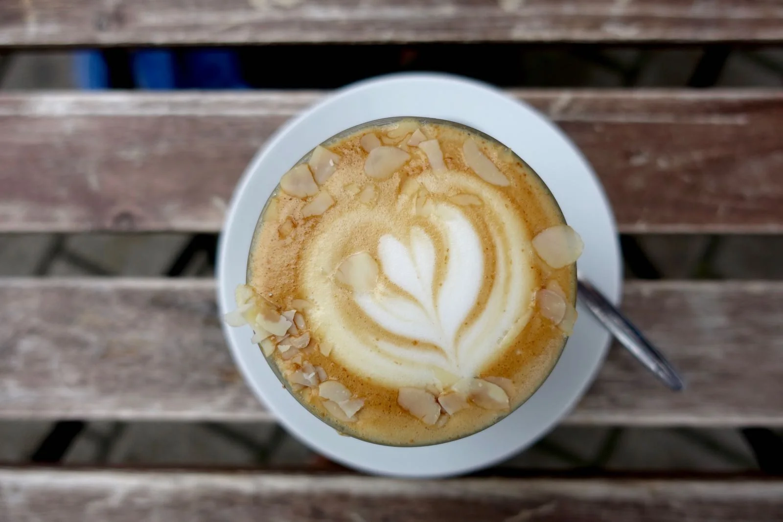 Specialty cappuccino at Less Political in Hamburg