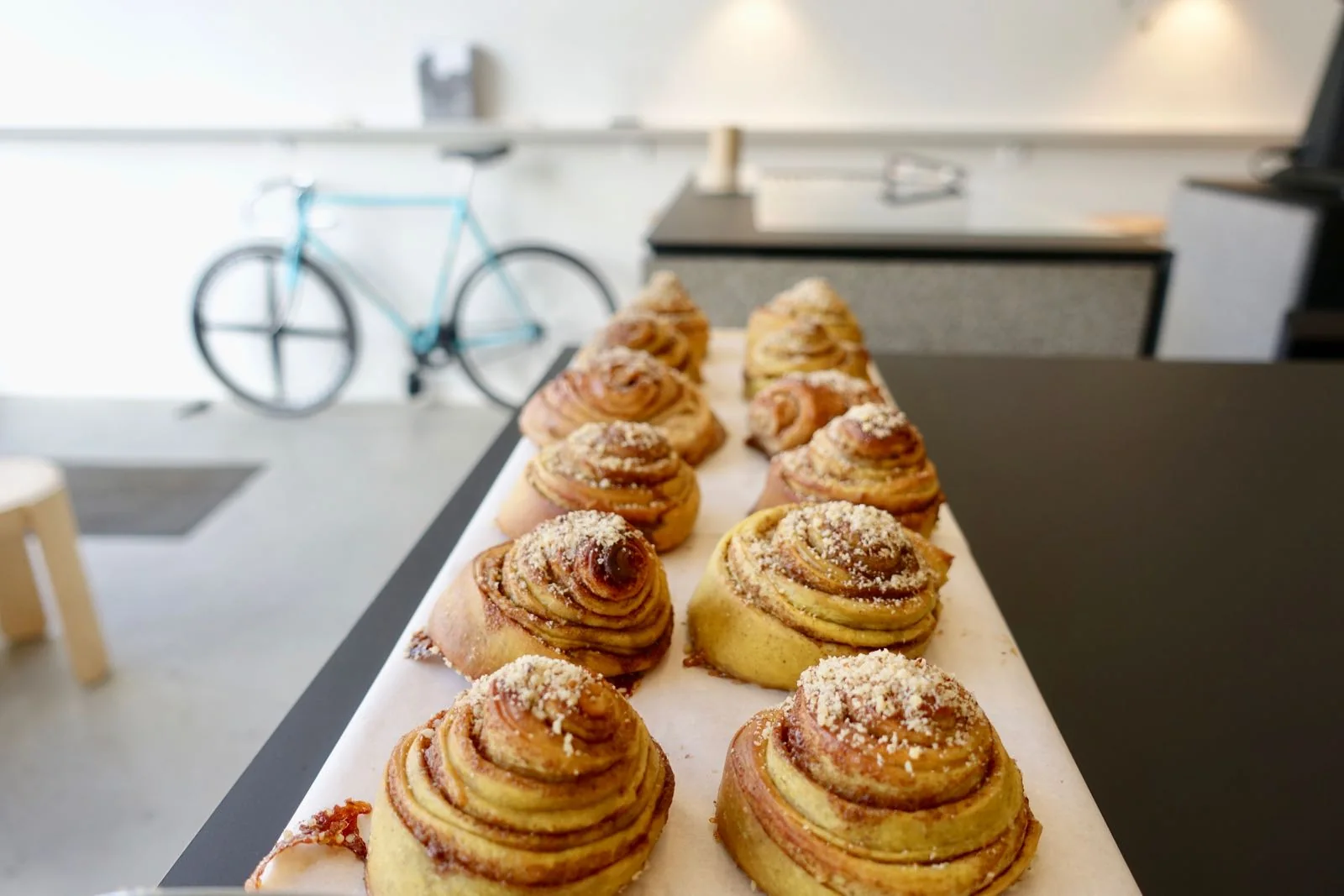 Cinnamon and turmeric buns at Tørnqvist Coffee in Hamburg