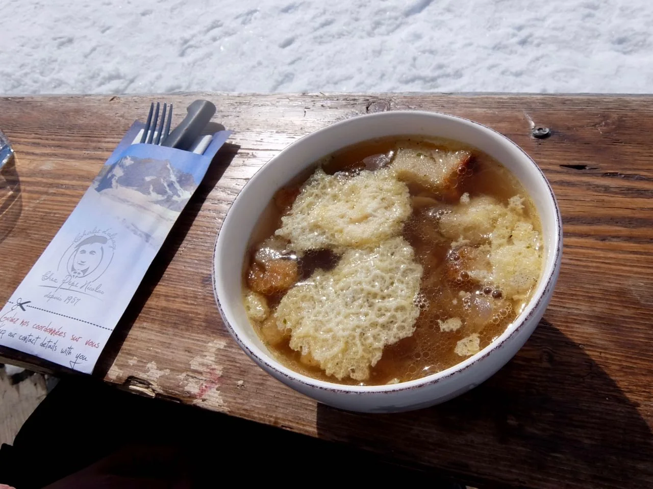 Onion Soup, Chez Pépé Nicolas