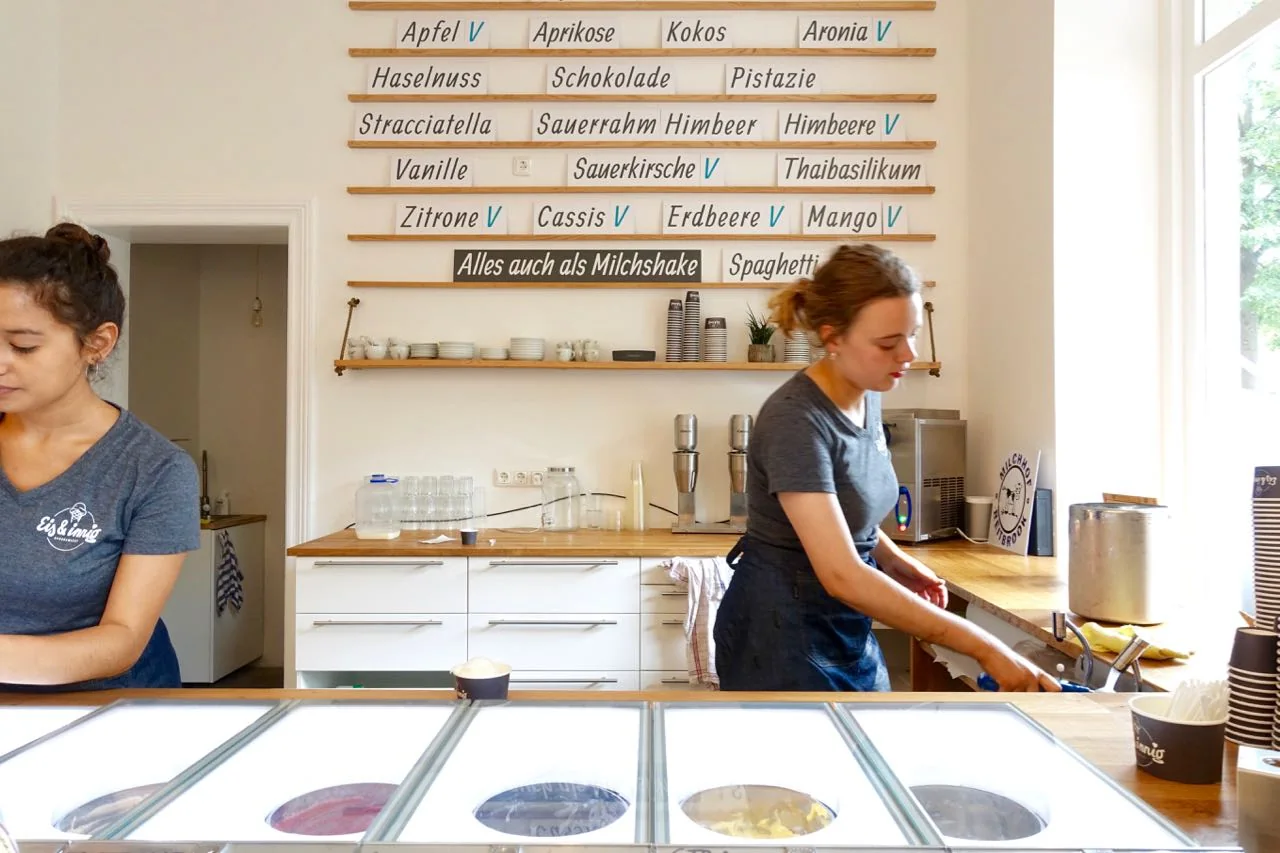 Eis & Innig flavor board