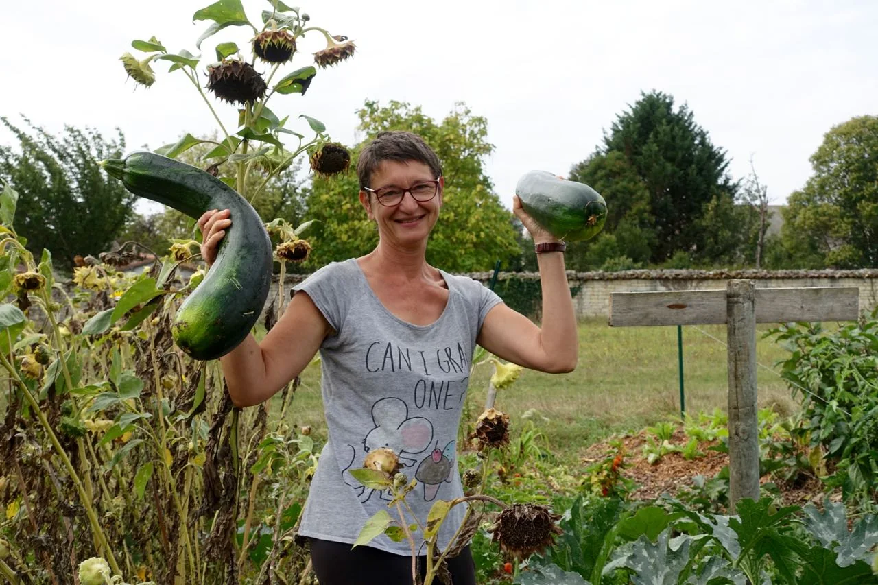 Big Zucchinis, wwoofing in France