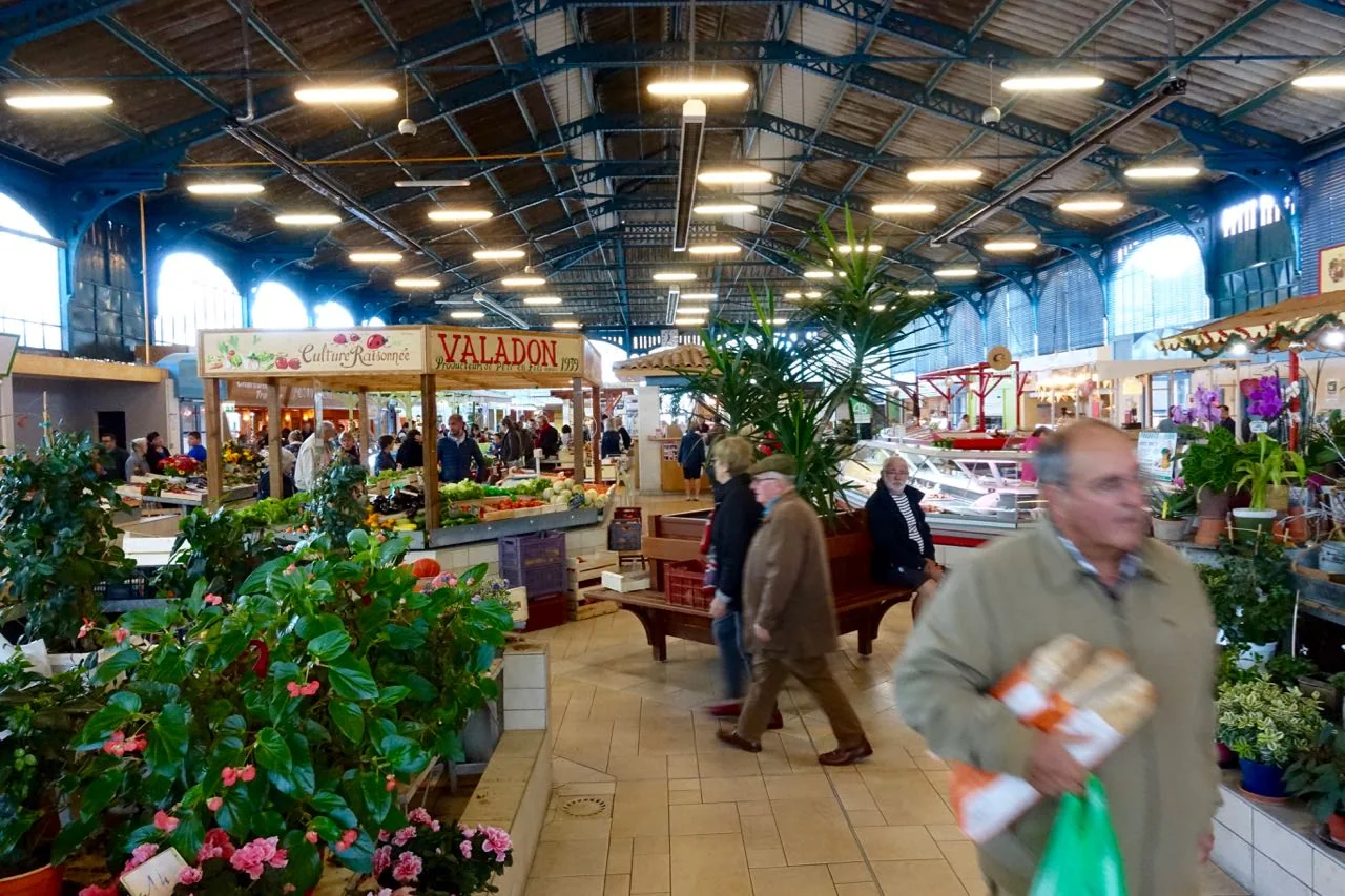 French market, wwoofing in France