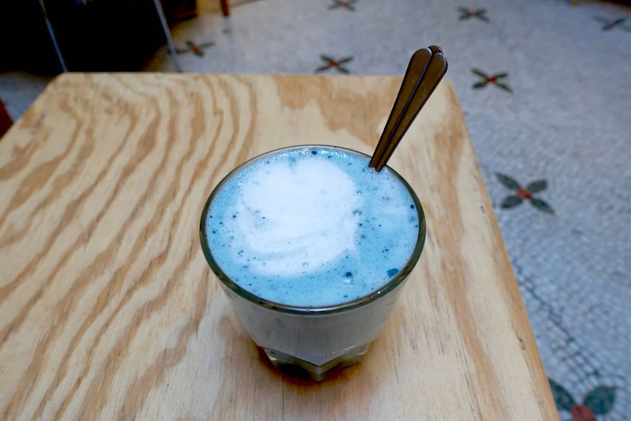 Blue Moon Spirulina Latte