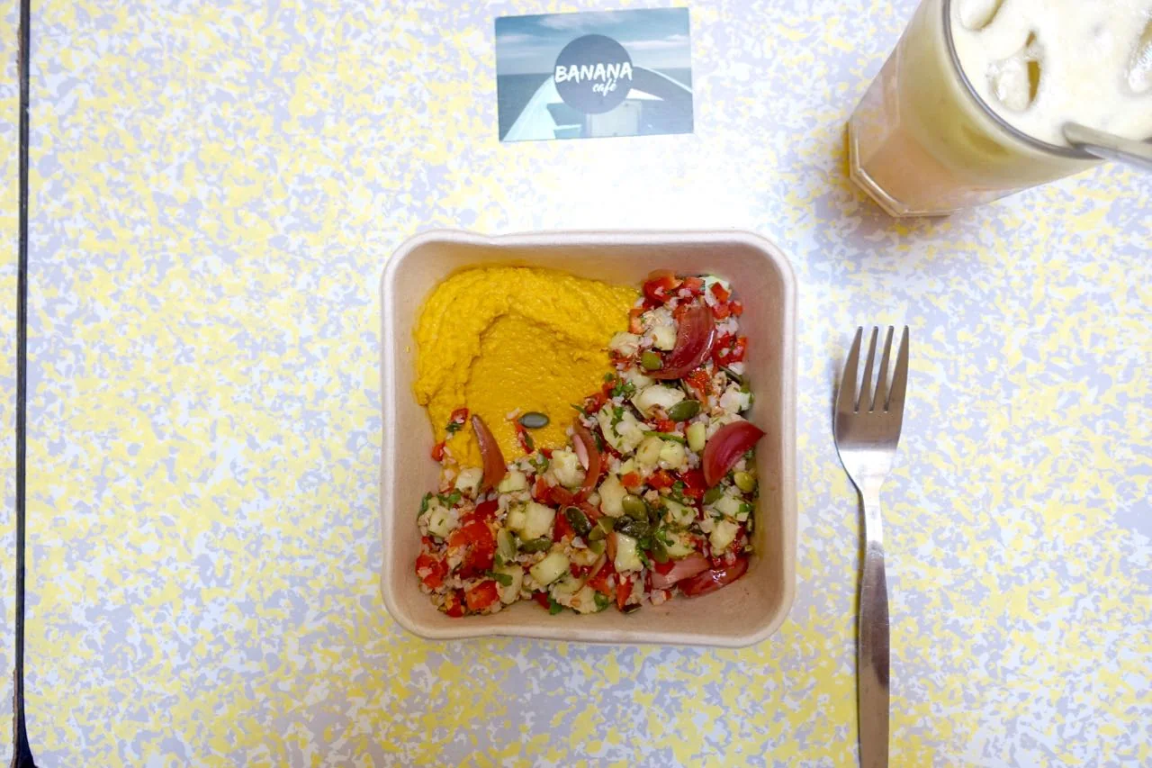 Protein Salad and Juice