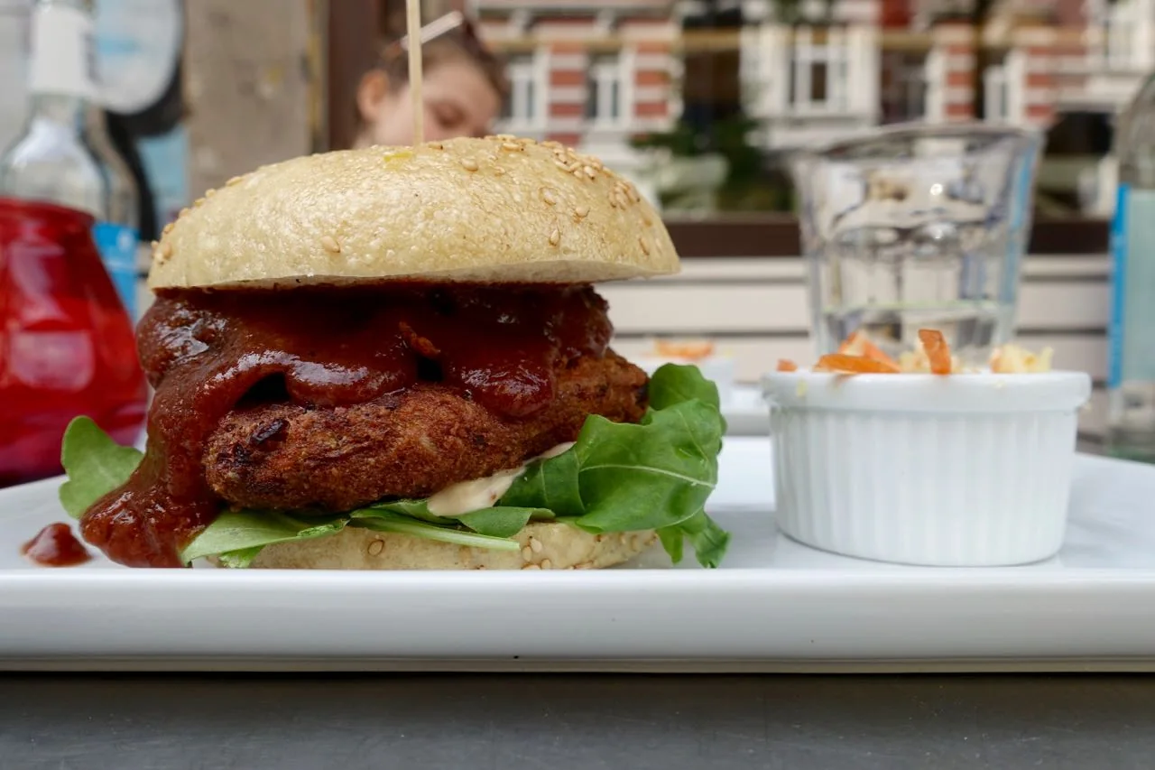 vegan burger in St. Georg