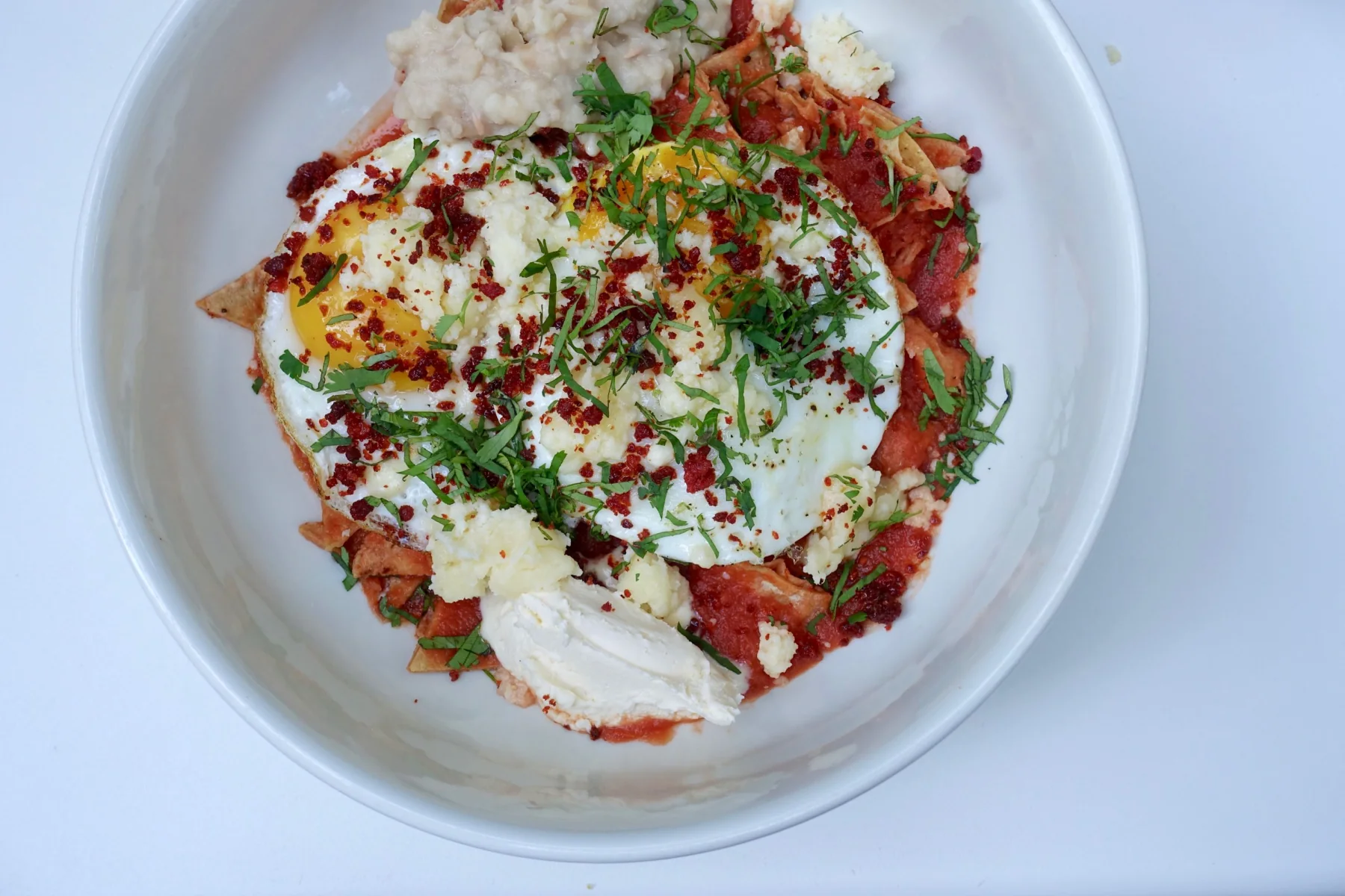 Chilaquiles at Café Niddo