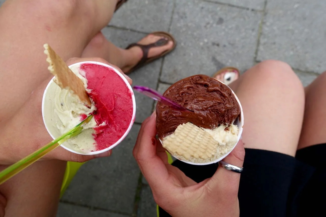 Photograph from München: "Italy's northest town"