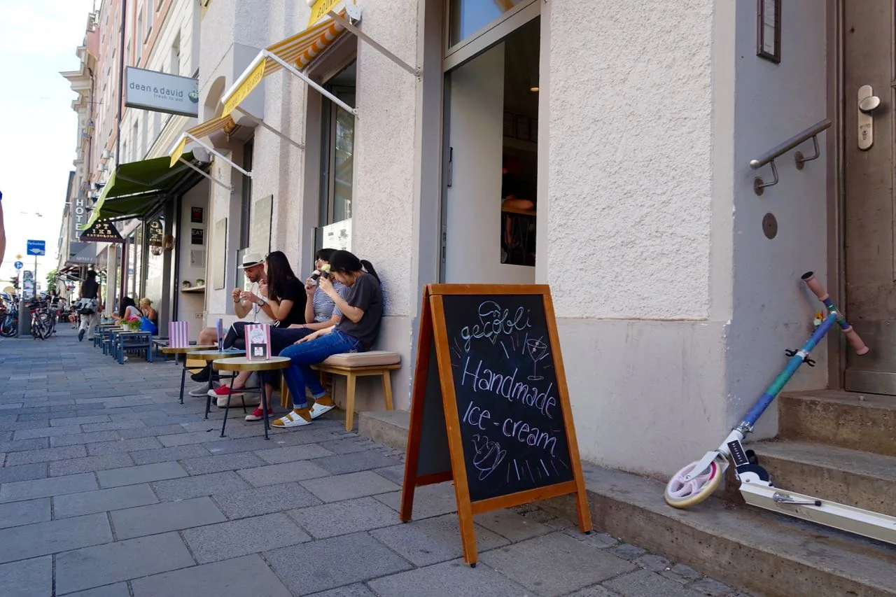 Photograph from München: "Italy's northest town"