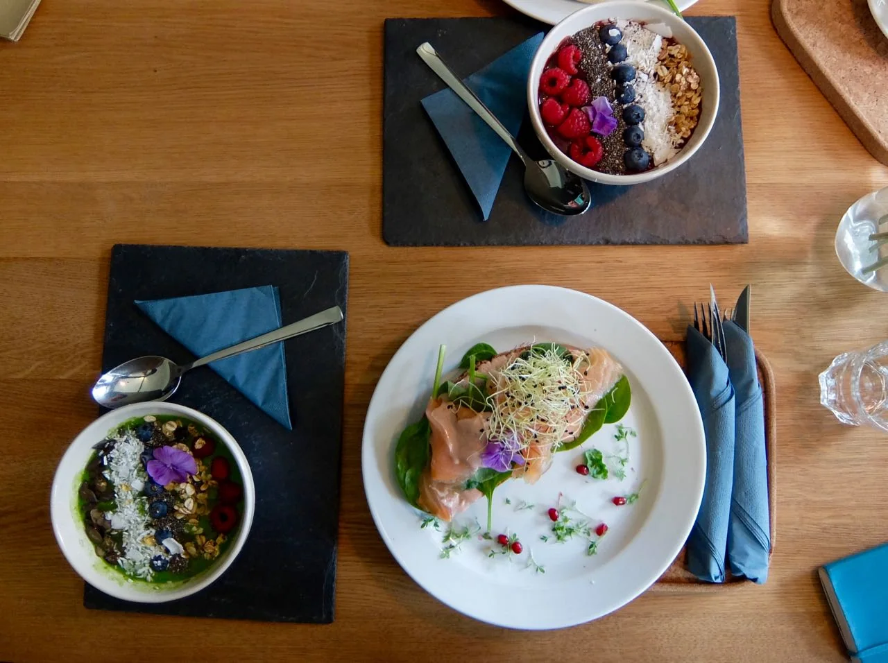 Nord Coast: Avocado Toast, Acai and Matcha Bowl