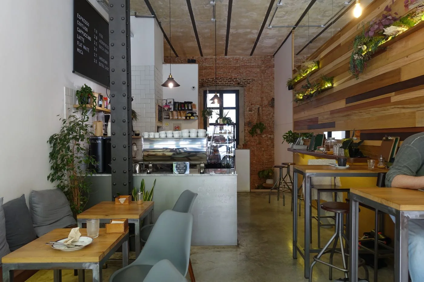 Interior at La Colectiva Café, Madrid