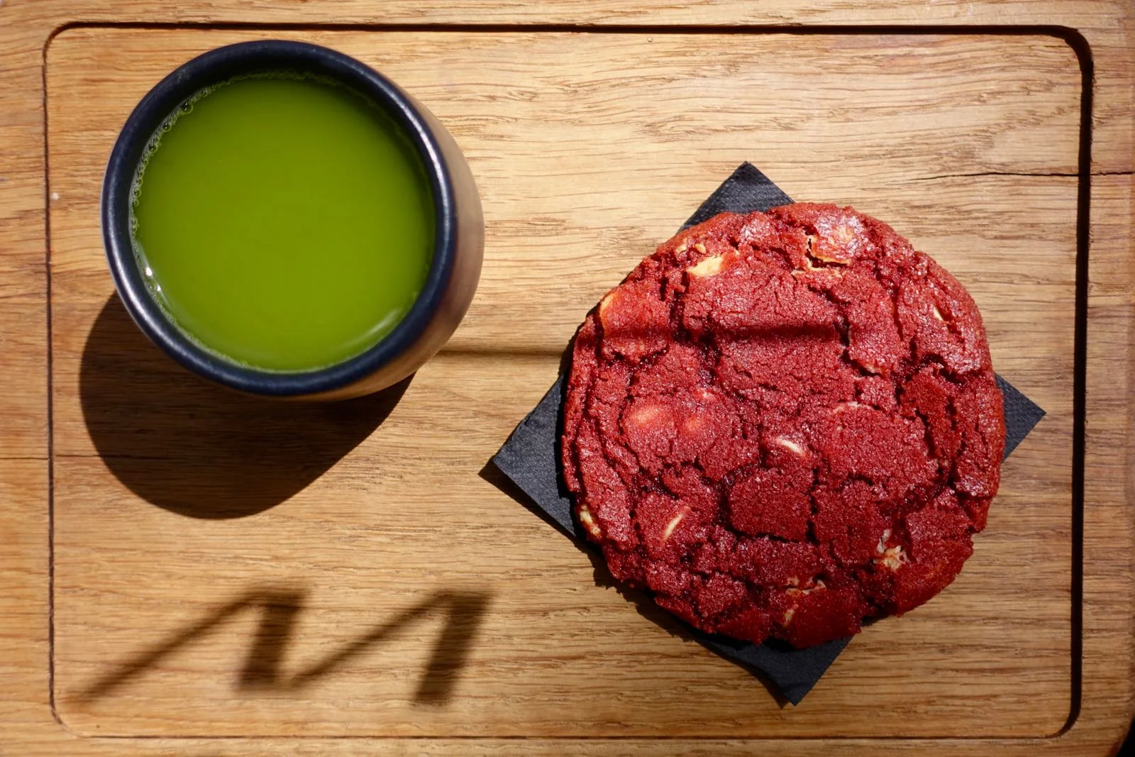 Matcha Tea and Red Velvet Cookie, WAYCUP Madrid