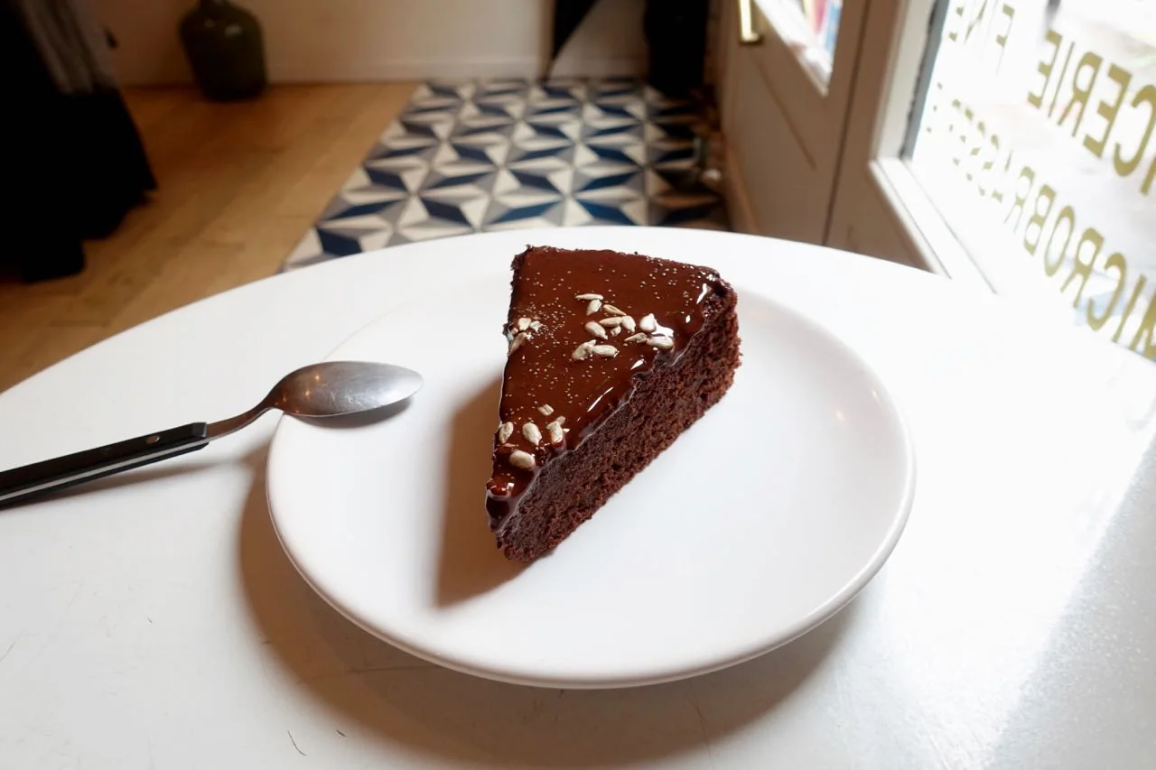 chocolate cake, Les Façonniers, Toulouse
