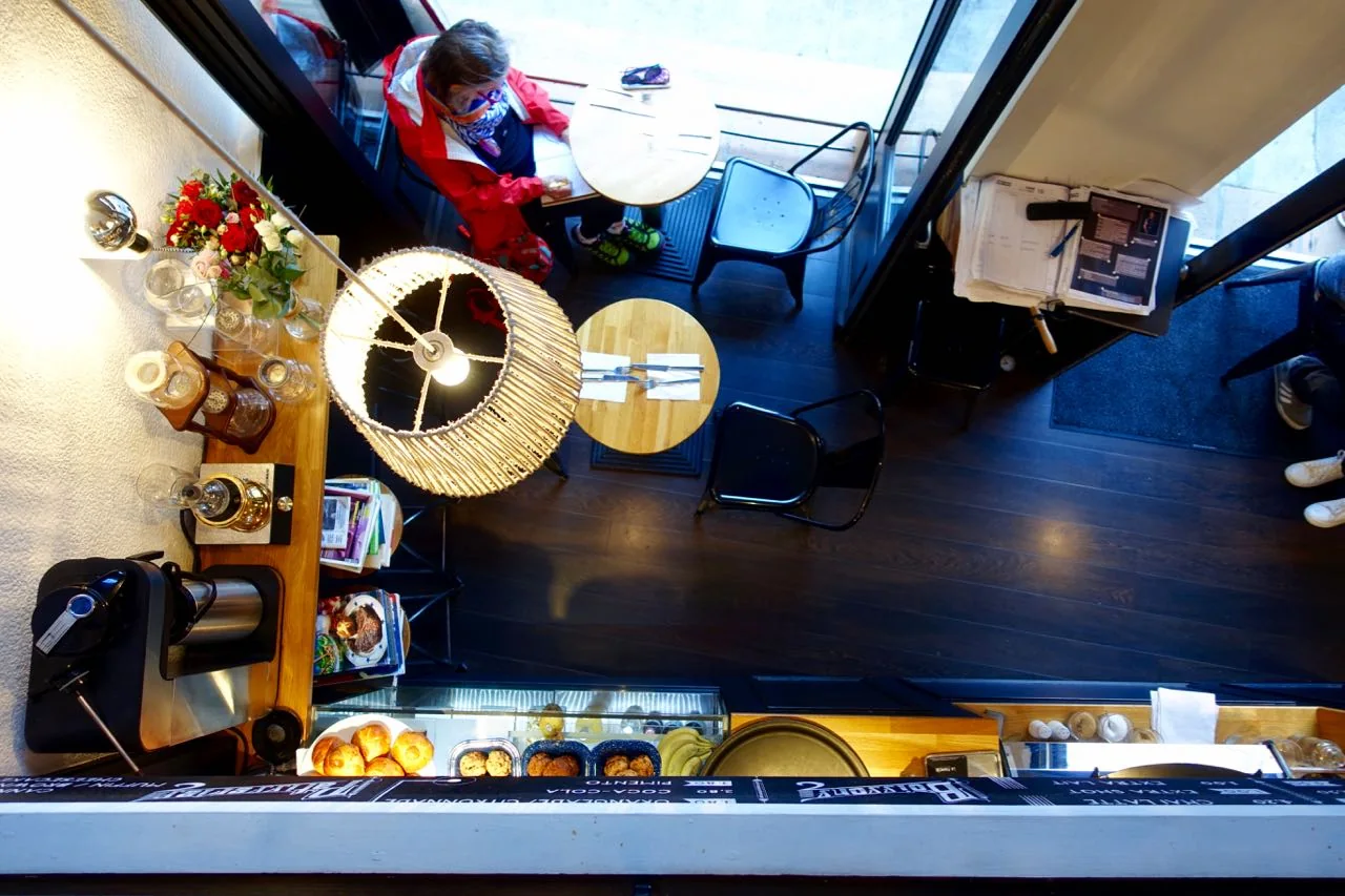 La Fiancée interior from top floor, Toulouse