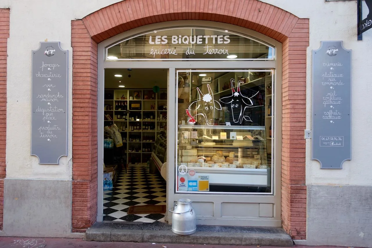 Les Biquettes cheese shop Toulouse
