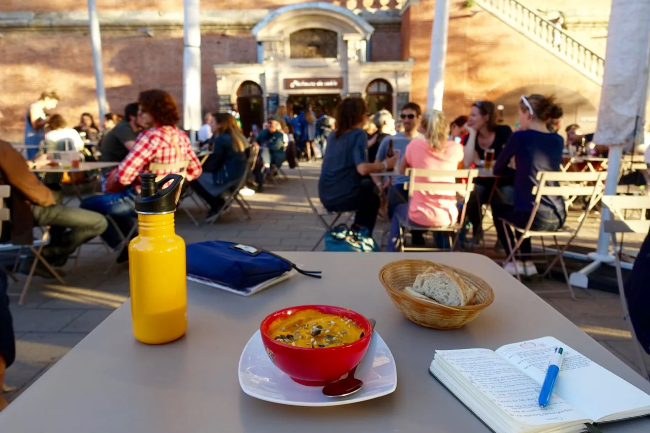 pumpkin coconut soup, Pêcheurs du Sable, Toulouse