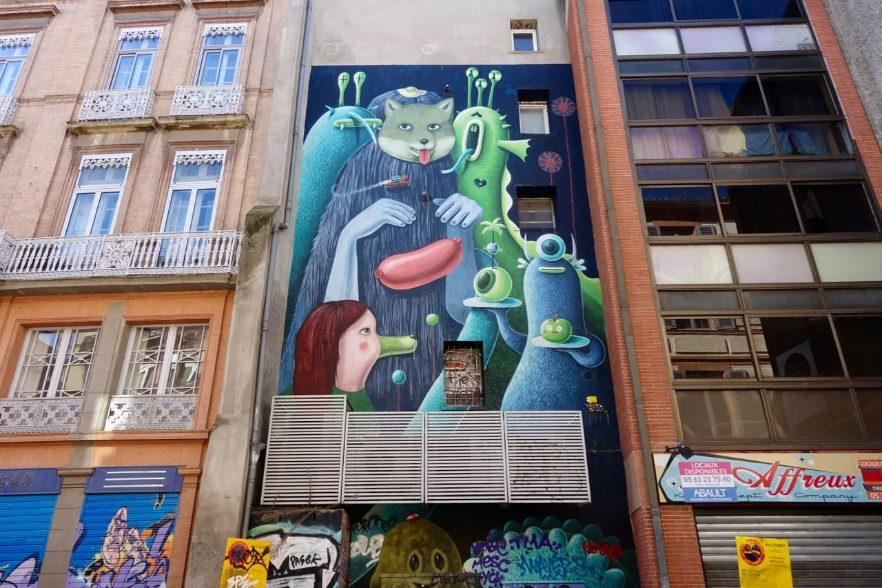 Visiting Toulouse, street art