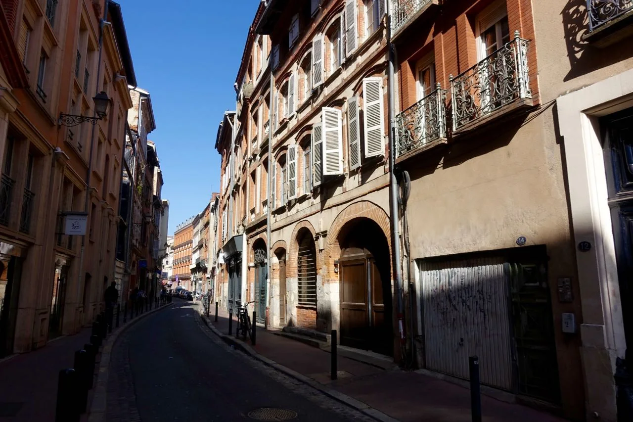 Visiting Toulouse, street