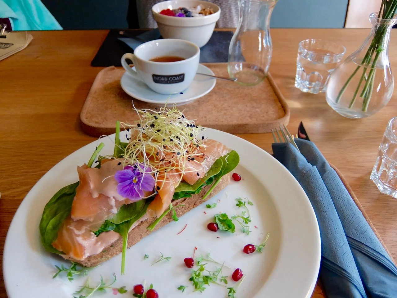 Nord Coast Red Beet Lox Toast