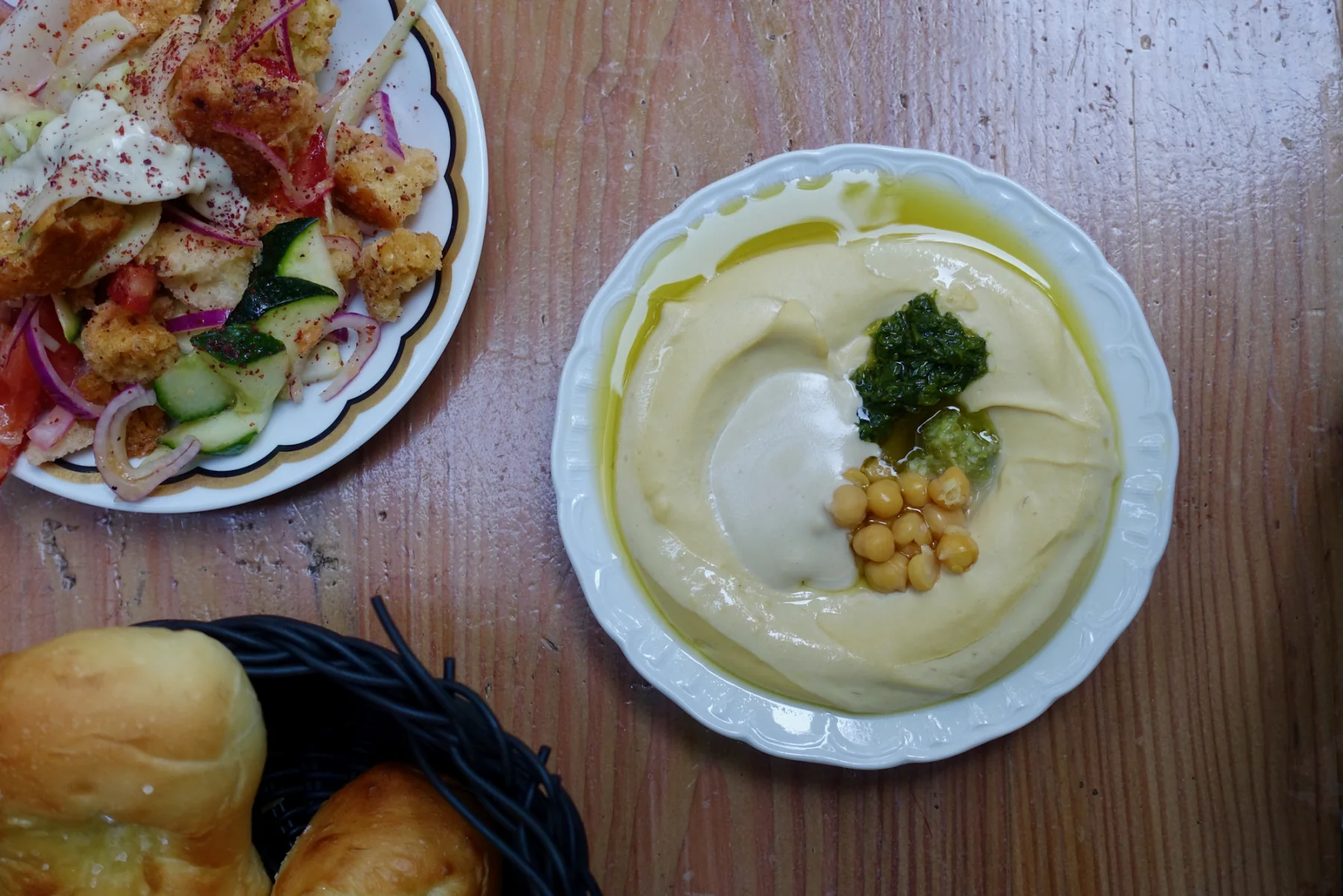 Hummus with Har Bracha Tahini from Café Pilz in Neukölln