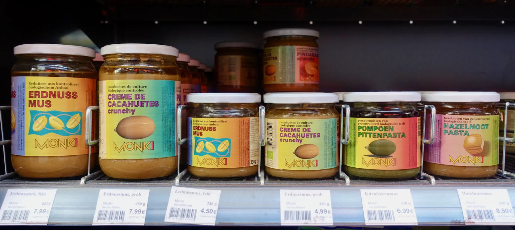 MONKI Nut Butters at von Beet und Baum in Markthalle Neun