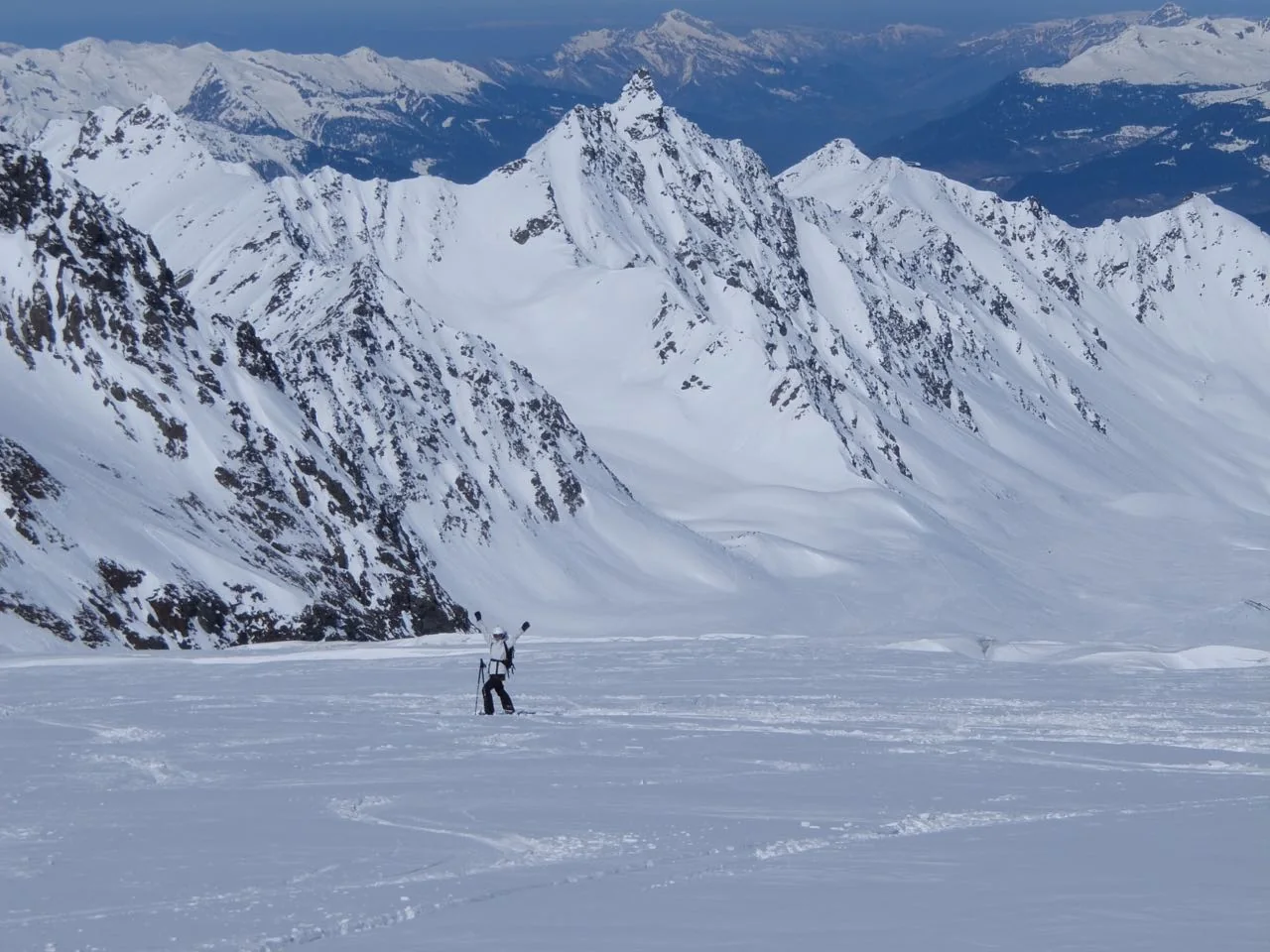 Backcountry ski touring in Les 3 Vallées