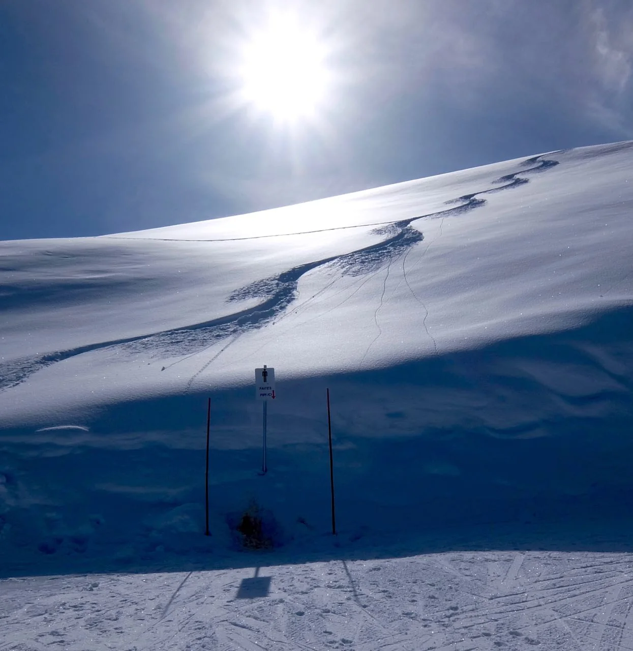 Freeriding in Les 3 Vallées