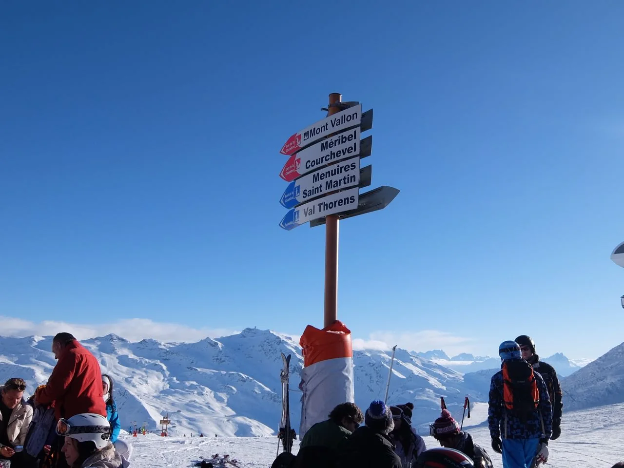 Val Thorens on the mountain in Les 3 Vallées