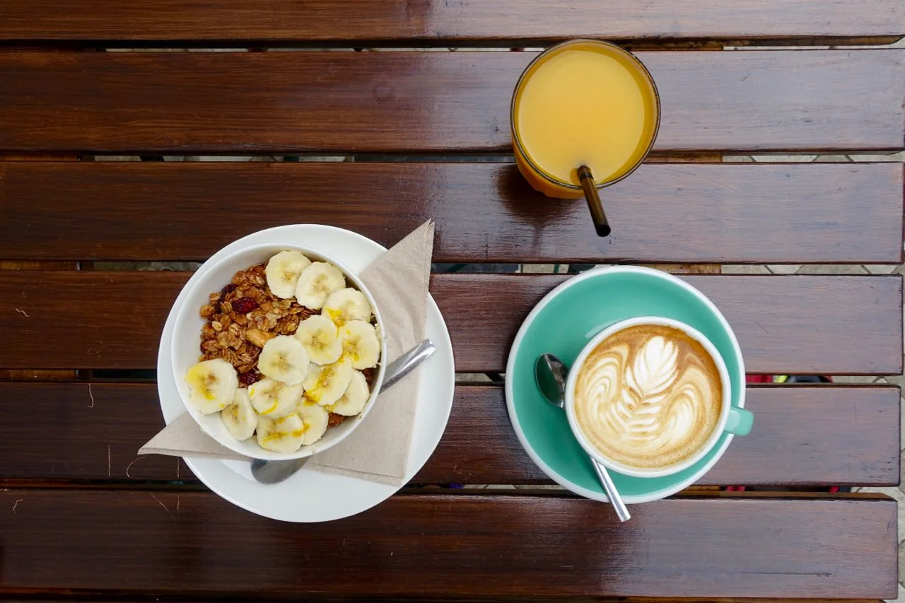 breakfast at Cafe Piha, Bordeaux