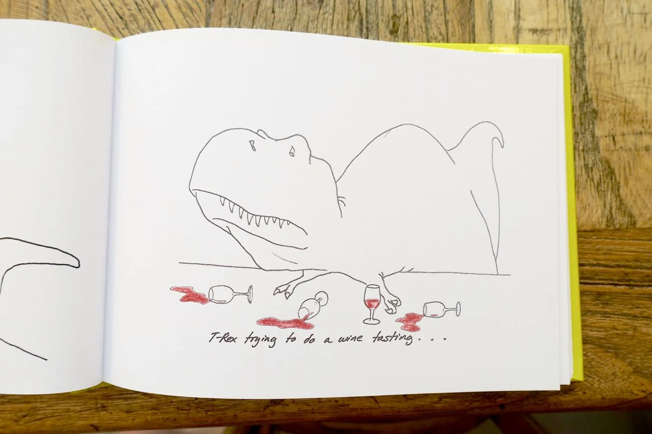 T-Rex Trying Book, KURO espresso bar