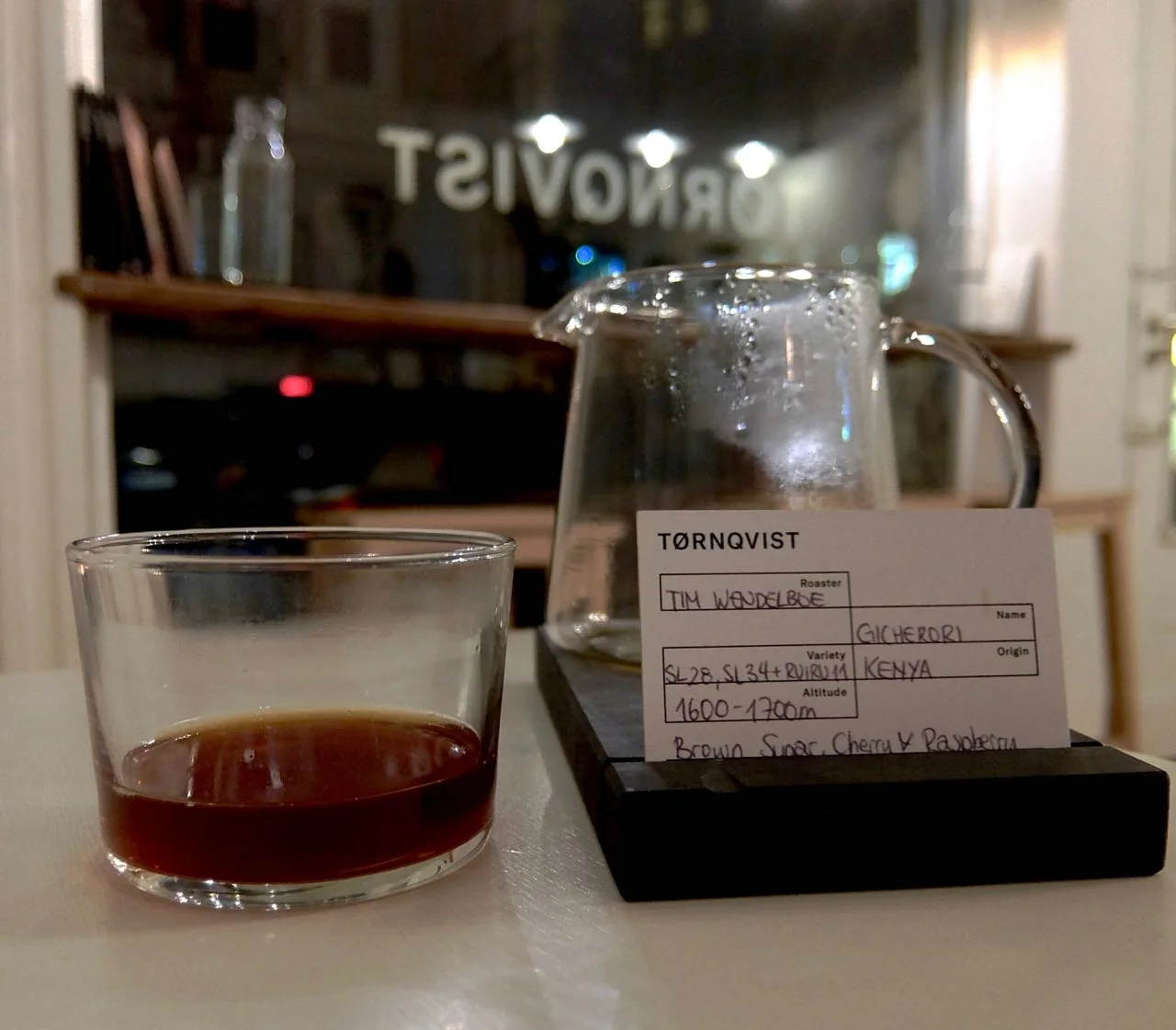 Photograph from Tørnqvist Coffee: Pop Up 04/11/16 - 28/02/17