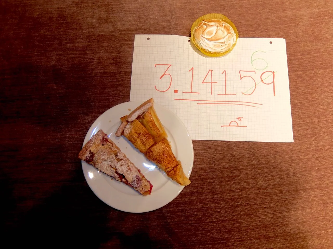 French pies on Pi Day in Val Thorens