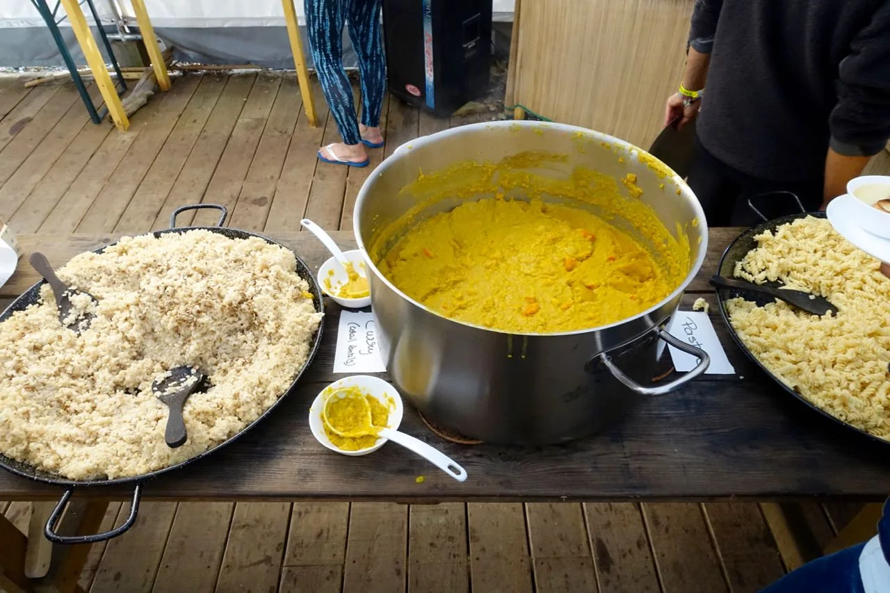 Vegan Surf Camp Dinner
