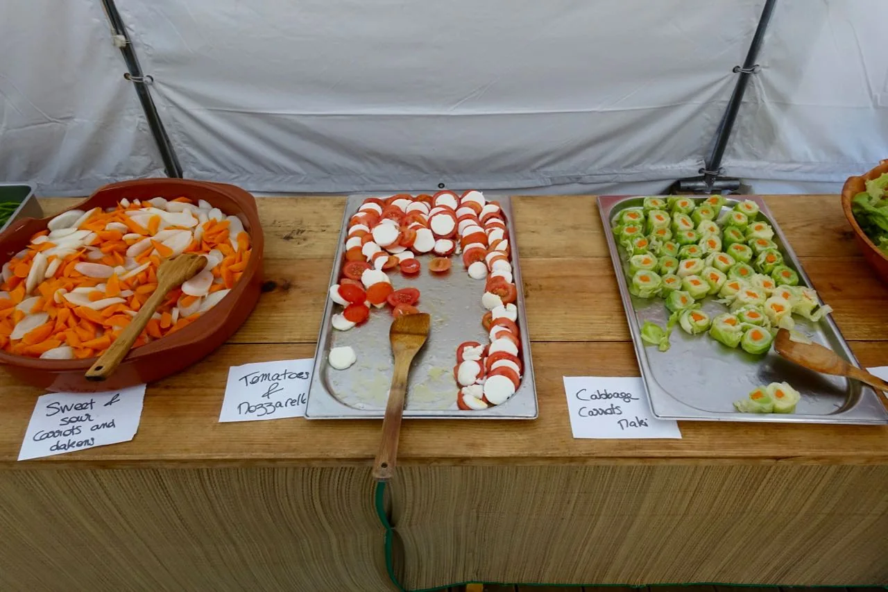 Vegan Surf Camp Dinner