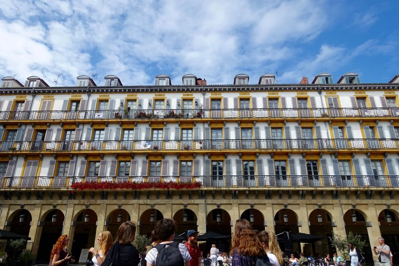 main plaza San Sebastian