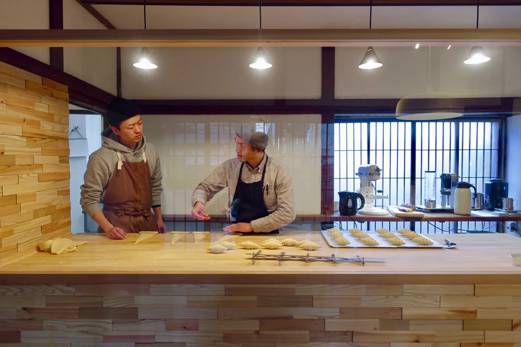 Rolling Croissants at Vaner, Tokyo